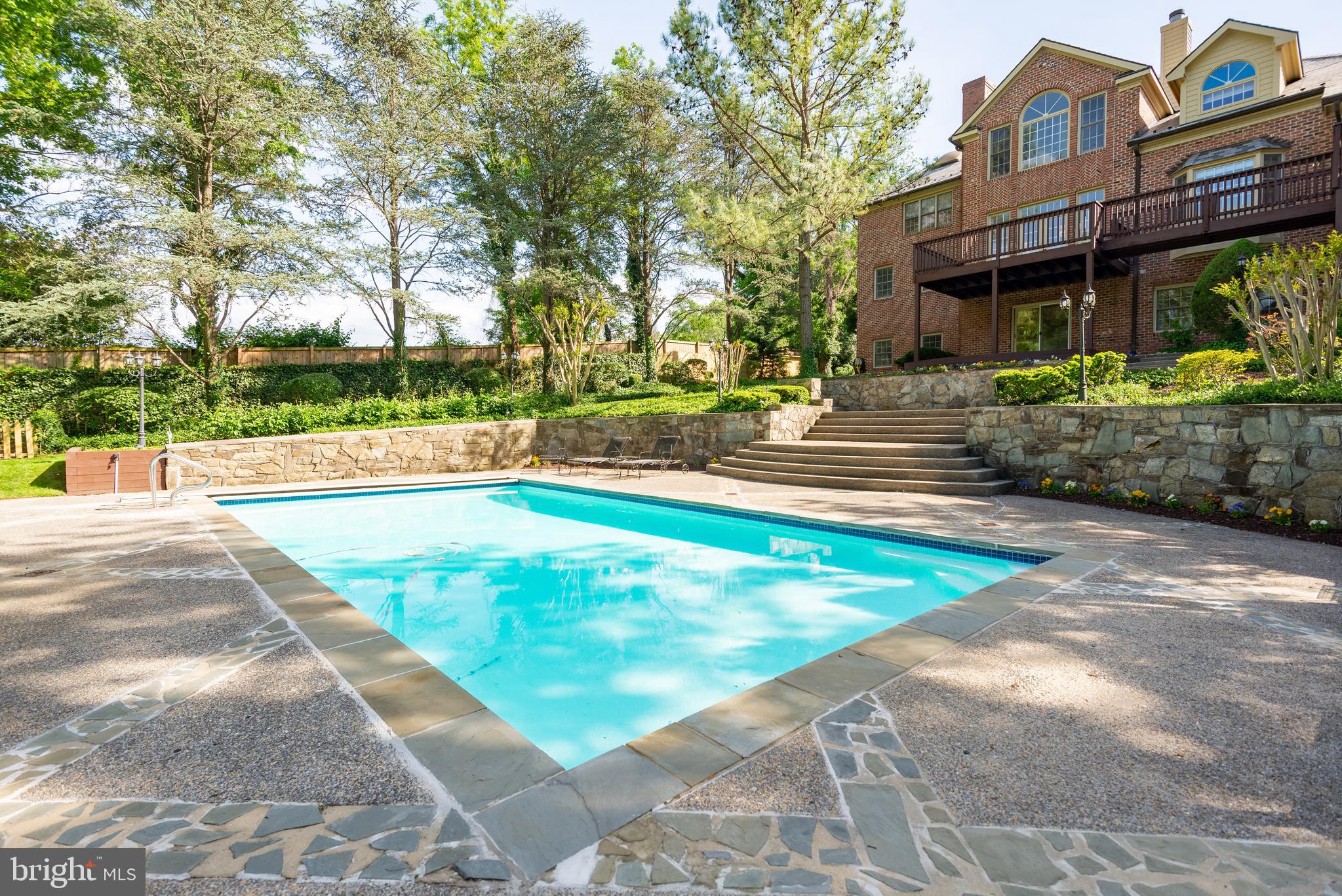 9621 River Road Potomac, MD 20854 - Photo 24 of 120 View of heated custom pool