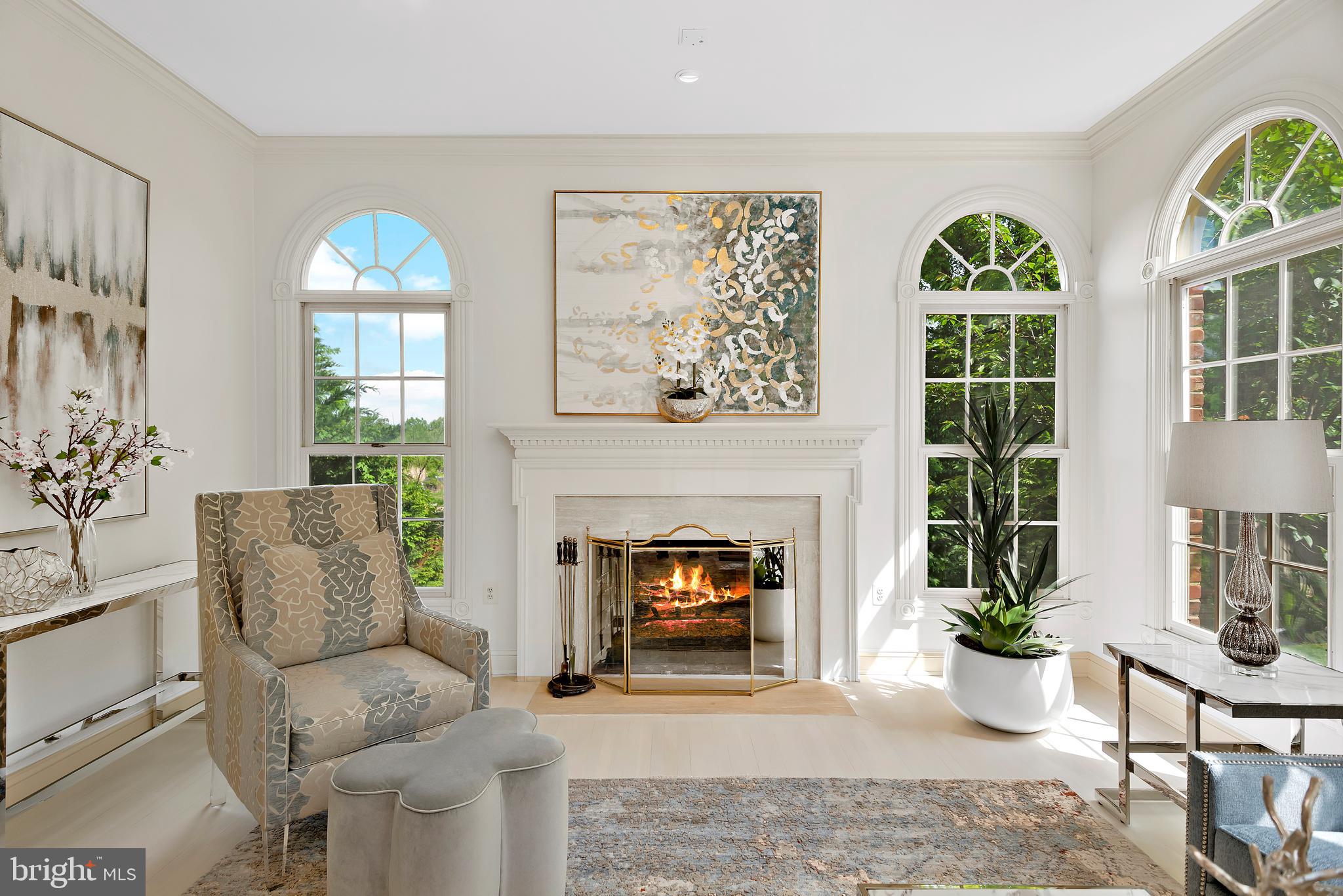 9621 River Road Potomac, MD 20854 - Photo 45 of 120 Fireplace in Living area