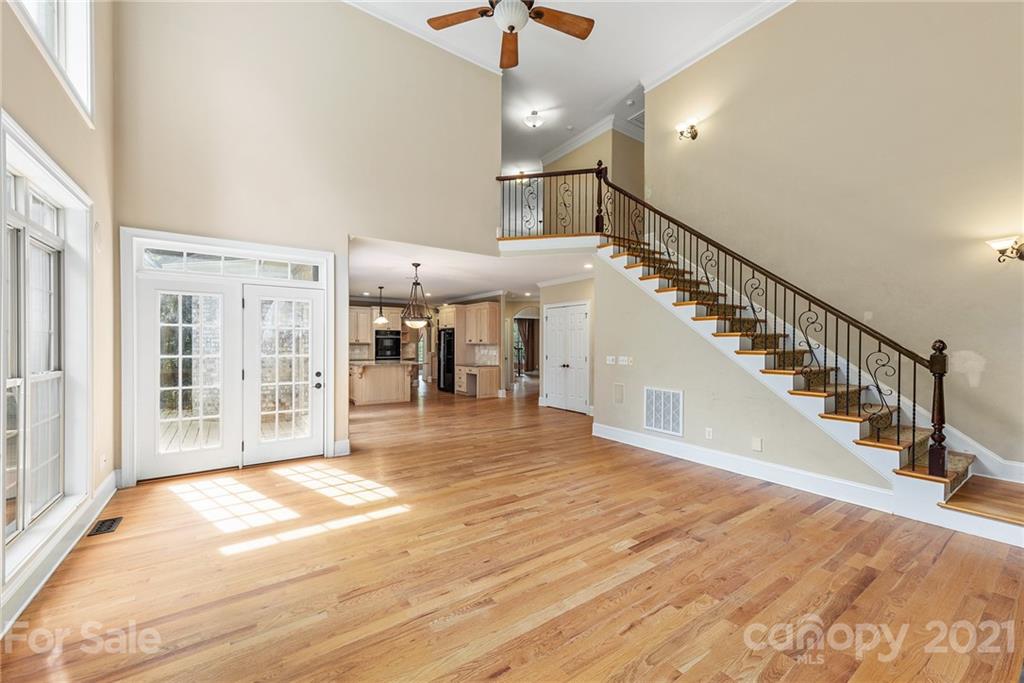 3268 Millstone Creek Road Lancaster, SC 29720 - Photo 9 of 35 a view of entryway and hall with wooden floor