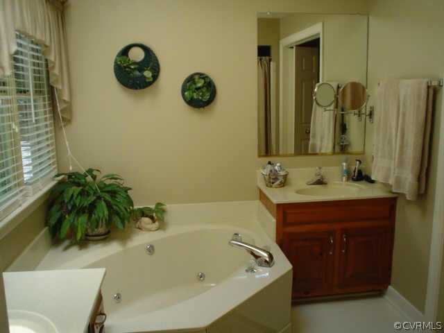 15004 Walnut Bend Road Midlothian, VA 23112 - Photo 8 of 10 a bathroom with a tub sink and mirror