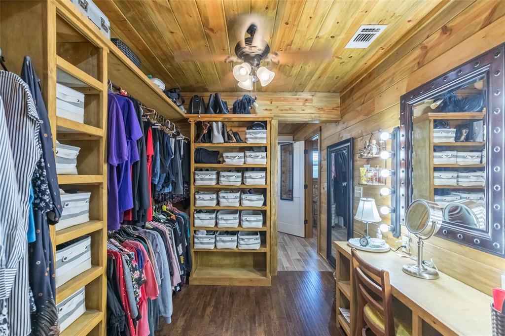 304 South Ave H Avenue Haskell, TX 79521 - Photo 20 of 38 a view of walk in closet with clothes and shoes