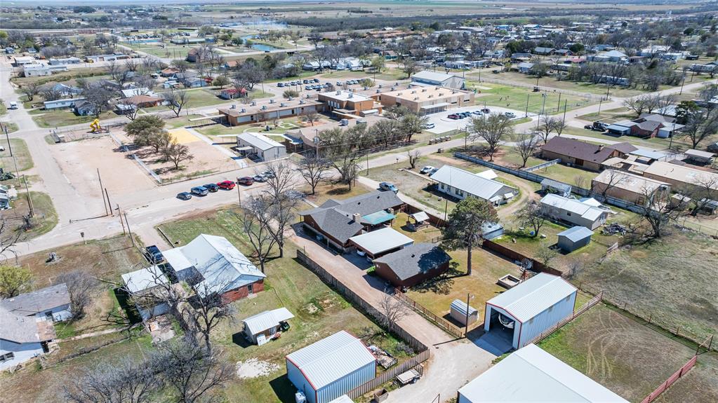 304 South Ave H Avenue Haskell, TX 79521 - Photo 38 of 38 an aerial view of a residential houses with outdoor space