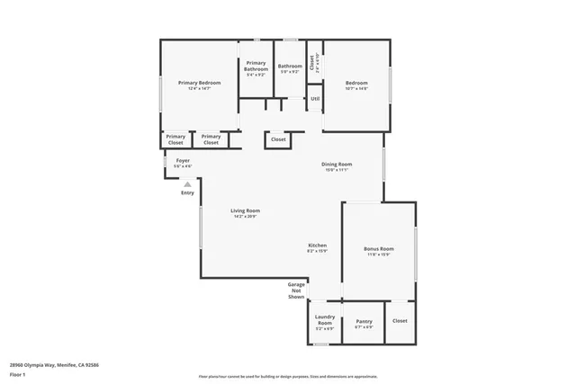 a picture of a floor plan