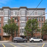 a car parked in front of a building