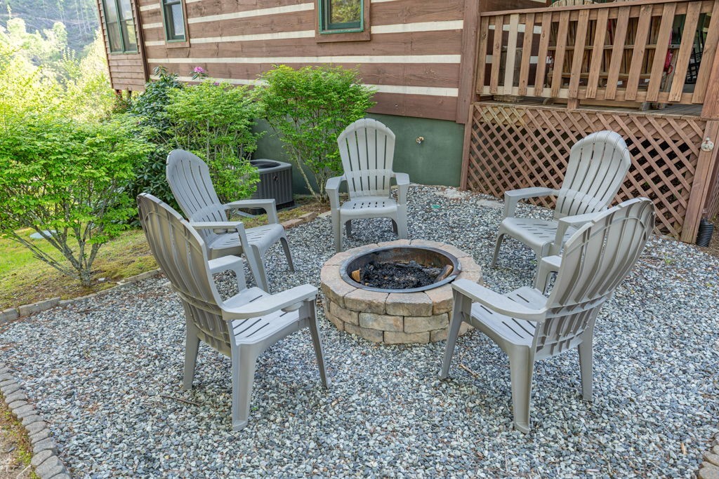 197 Woodby Ridge Road Vilas, NC 28692 - Photo 39 of 45 a view of balcony with furniture