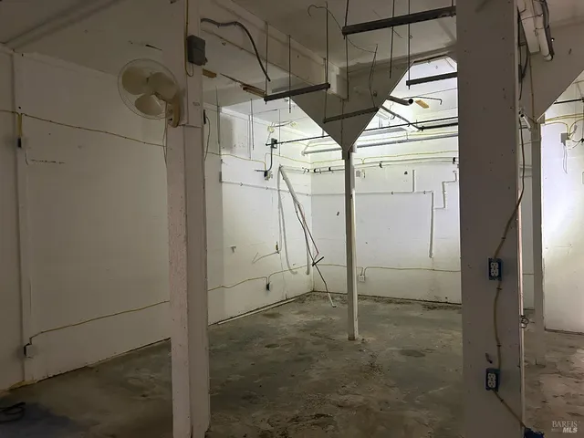 a view of outdoor space with wooden floor