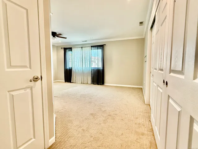 a view of closet area