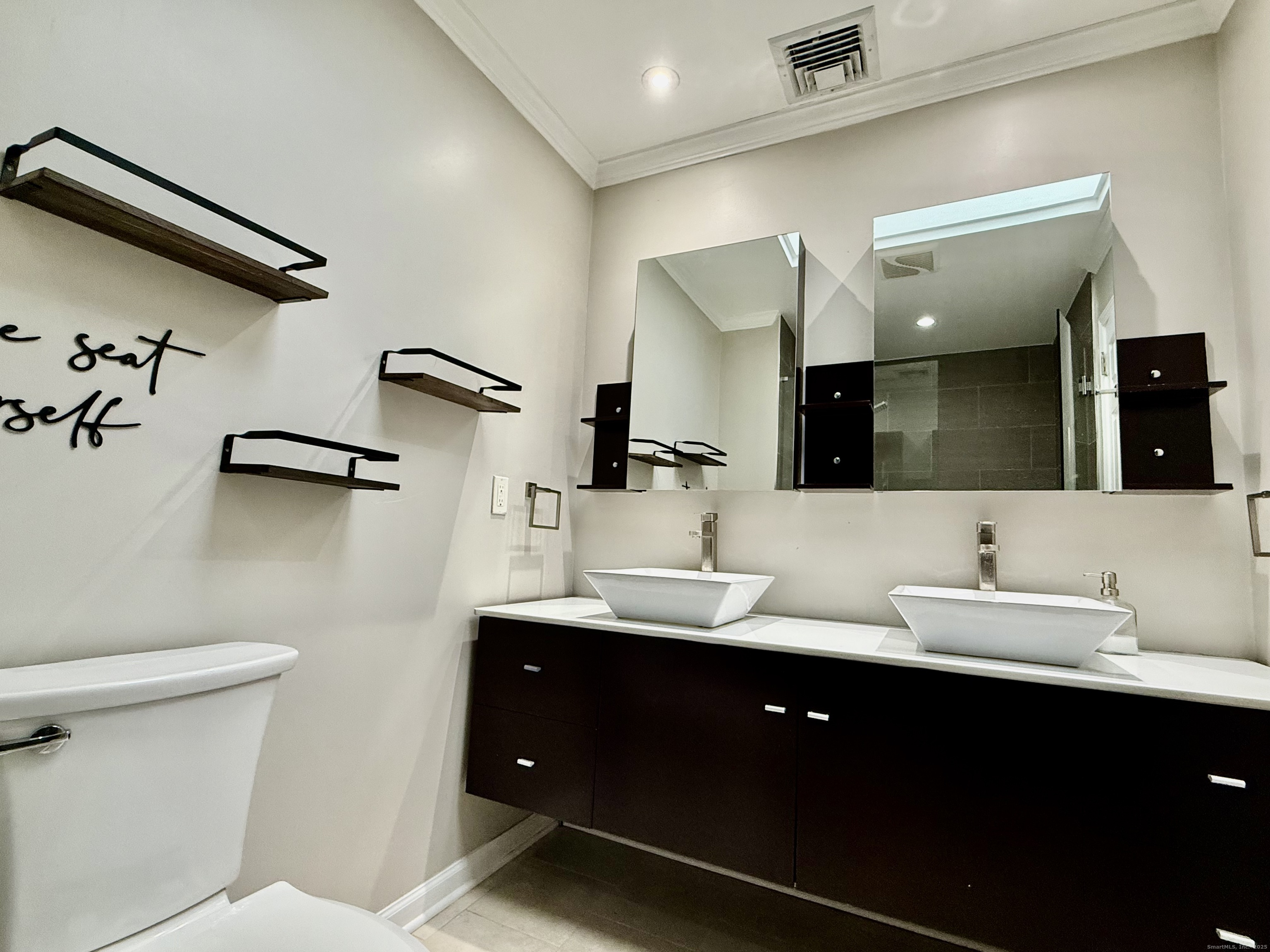 1900 Summer Street, Unit 15 Stamford, CT 06905 - Photo 20 of 34 Primary Luxury Bathroom with Double Vanity and spacious European Shower