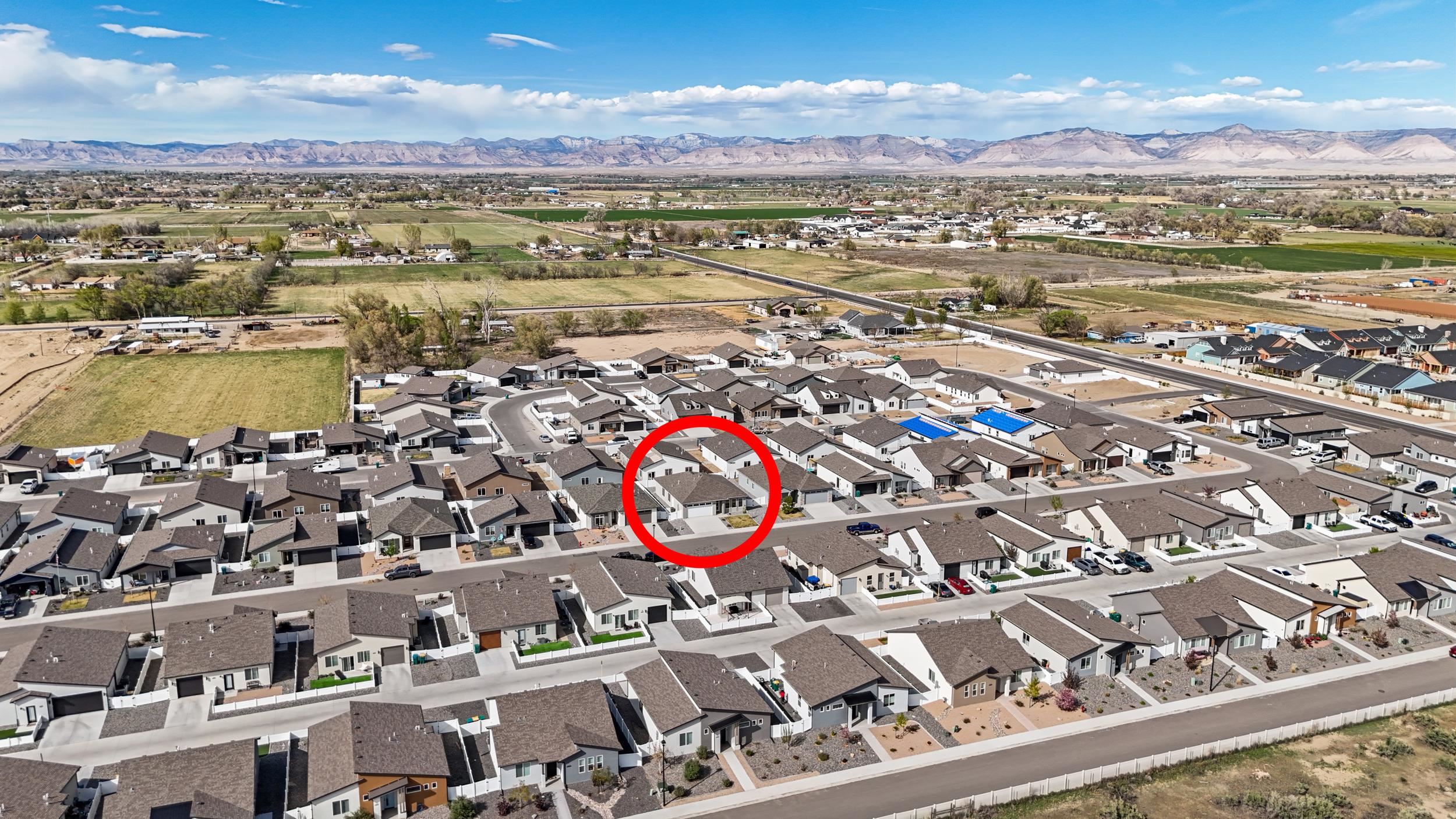 1705 Tungsten Way Fruita, CO 81521 - Photo 32 of 34 an aerial view of residential building with outdoor space