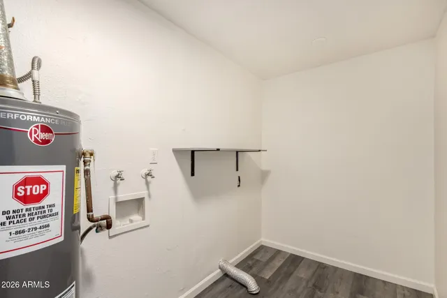 a view of storage and utility room