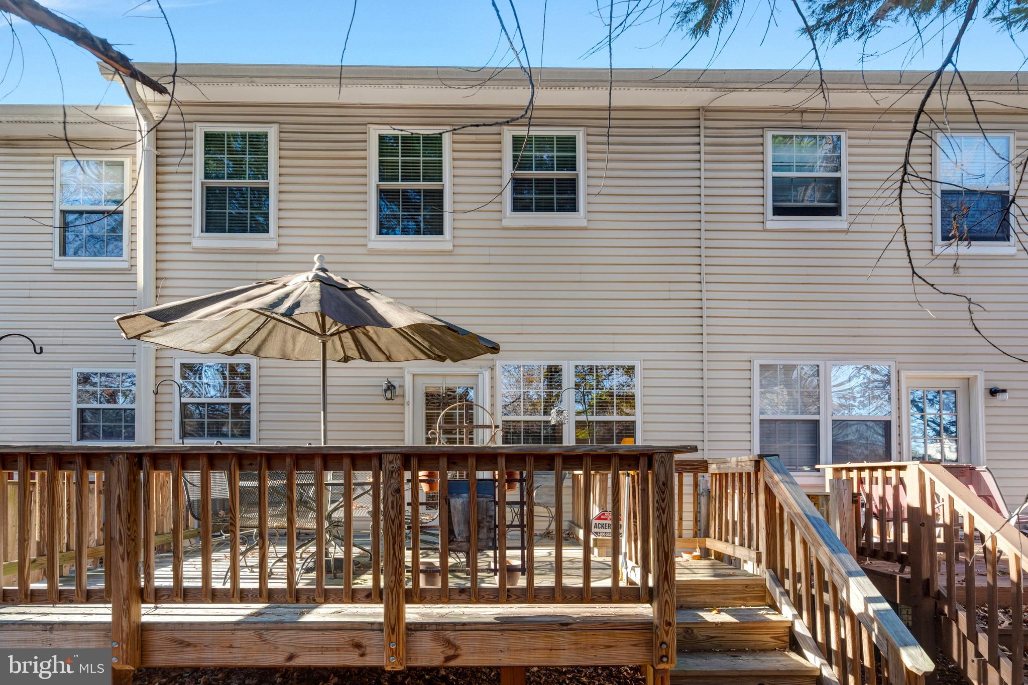 11022 Hemingway Court Silver Spring, MD 20902 - Photo 27 of 32 Direct access to the rear deck.