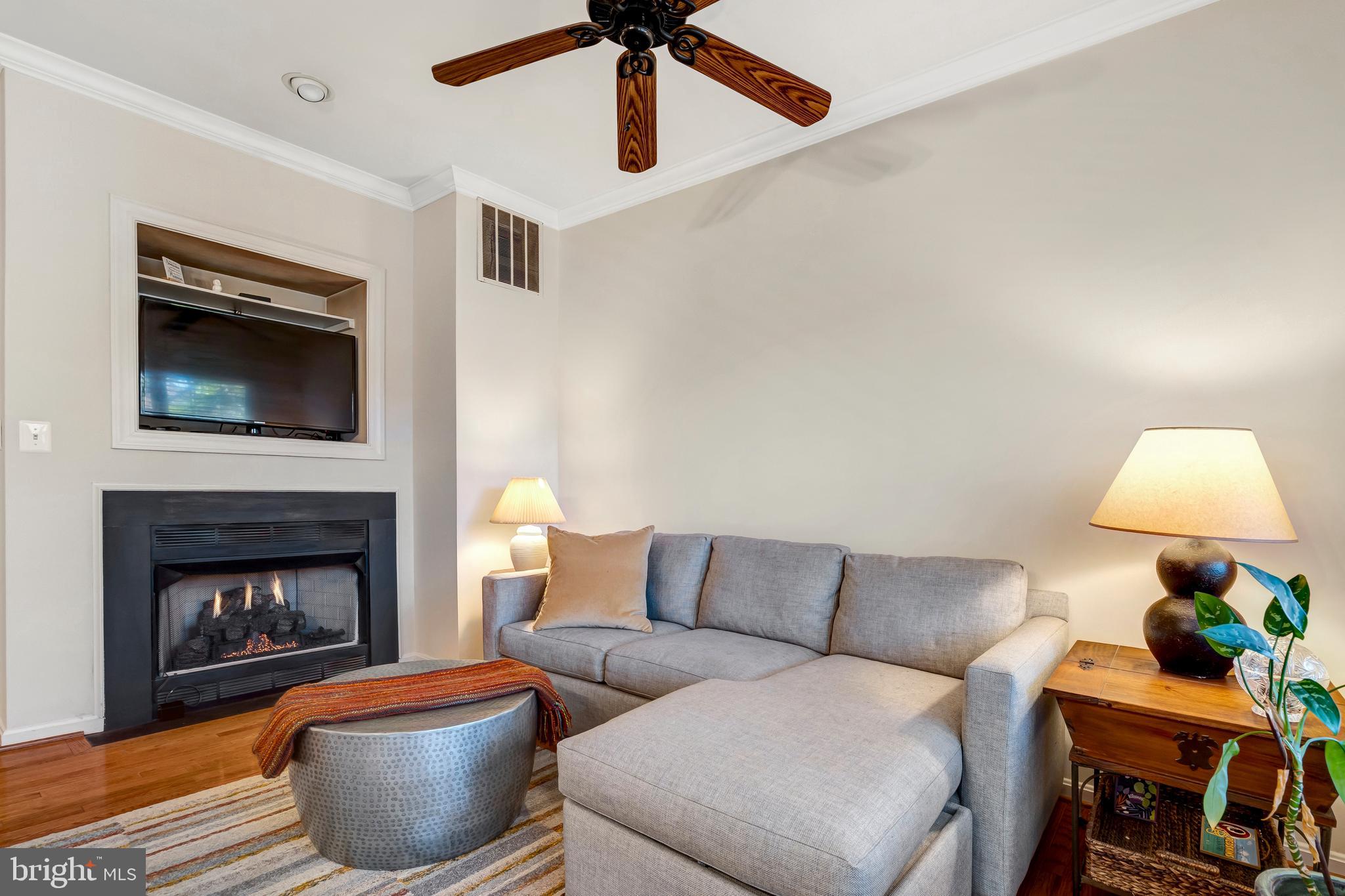 11022 Hemingway Court Silver Spring, MD 20902 - Photo 7 of 32 Gas fireplace keeps things cozy.