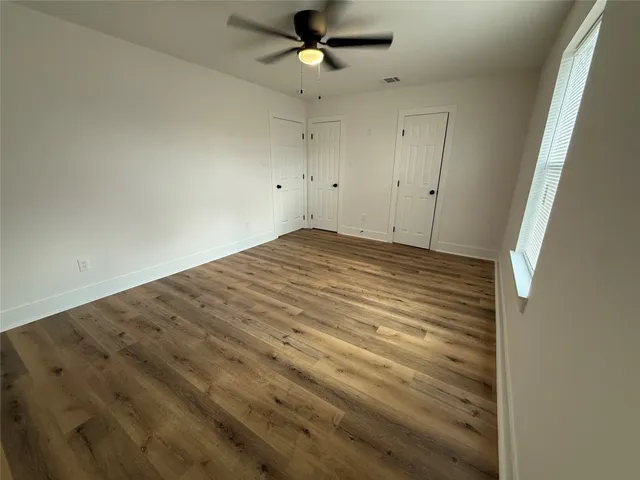 wooden floor in an empty room