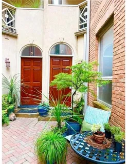 a front view of house with yard