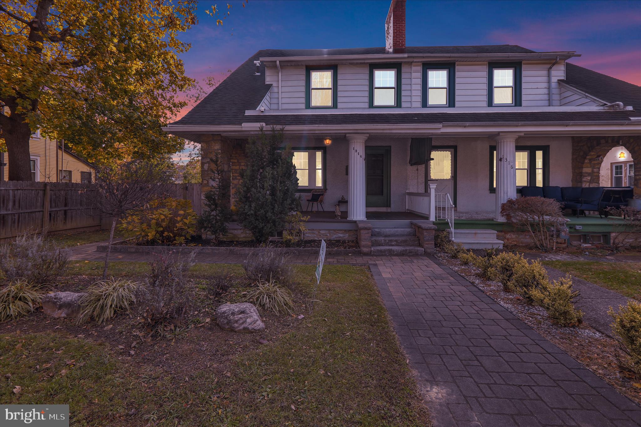 1314 Garfield Avenue Reading, PA 19610 - Photo 24 of 24 a front view of a house with garden
