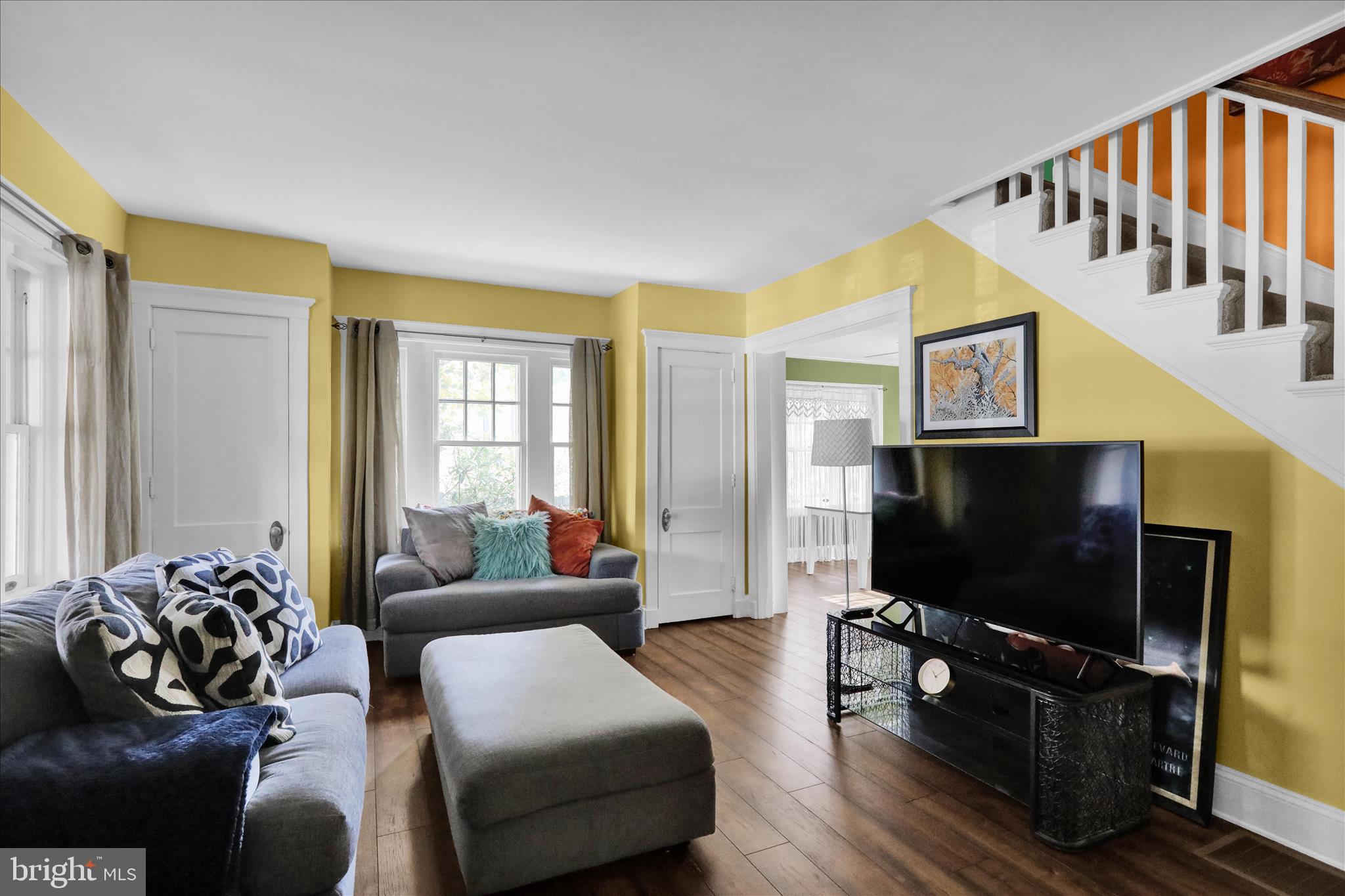1314 Garfield Avenue Reading, PA 19610 - Photo 5 of 24 a living room with furniture and a flat screen tv