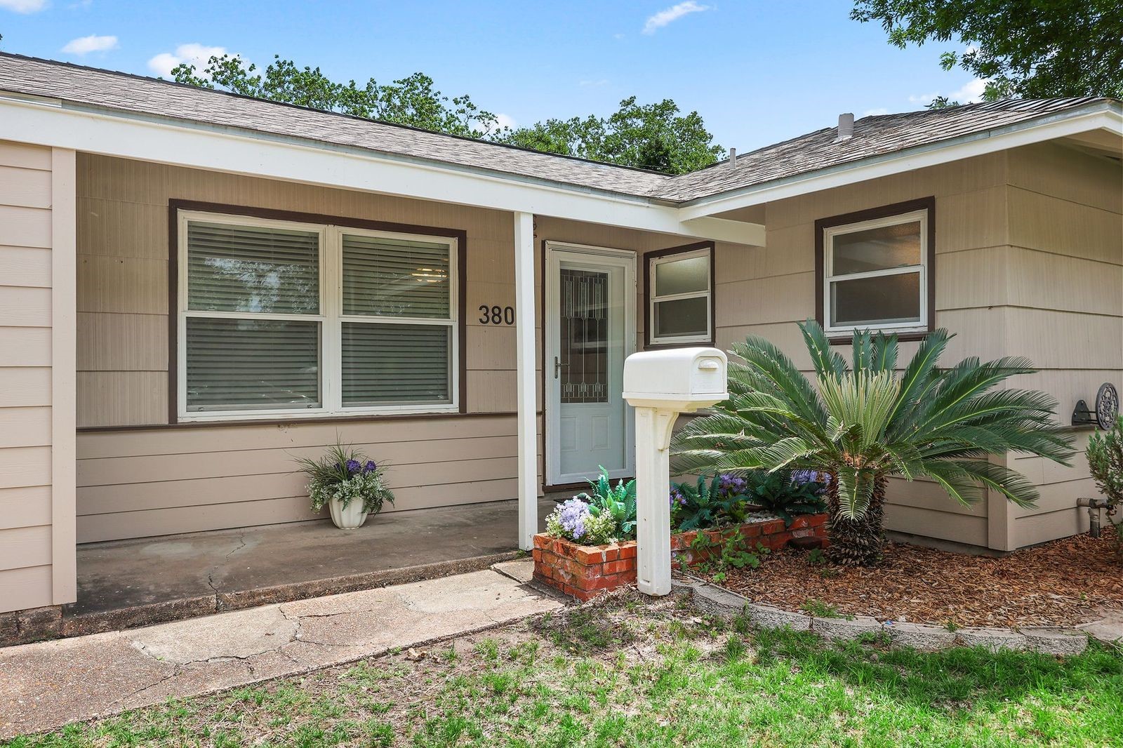 3805 Meadowlake Road Pasadena, TX 77503 - Photo 2 of 16 Cute Cute Cute Front Porch Area with Room for a Chair or Two