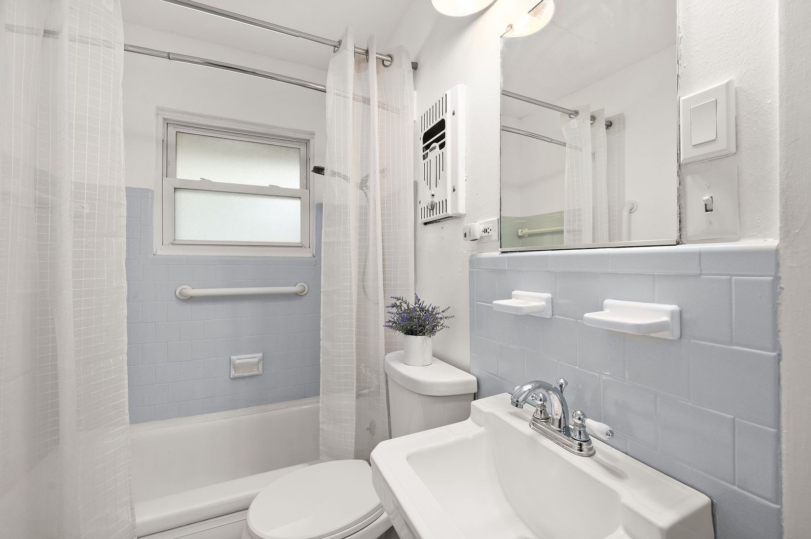 3805 Meadowlake Road Pasadena, TX 77503 - Photo 10 of 16 Full Bathroom with Fashionable Gray Tones Situated at the End of the Hall with Easy Access to All Bedroons