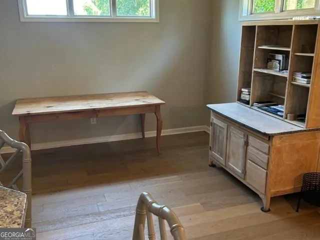 a room with storage and utility