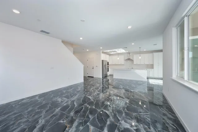 a view of an entryway with staircase