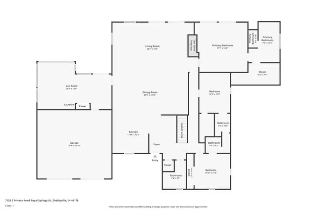 $665,000 | 7153 South Pr Royal Springs Drive, Shelbyville, IN 46176