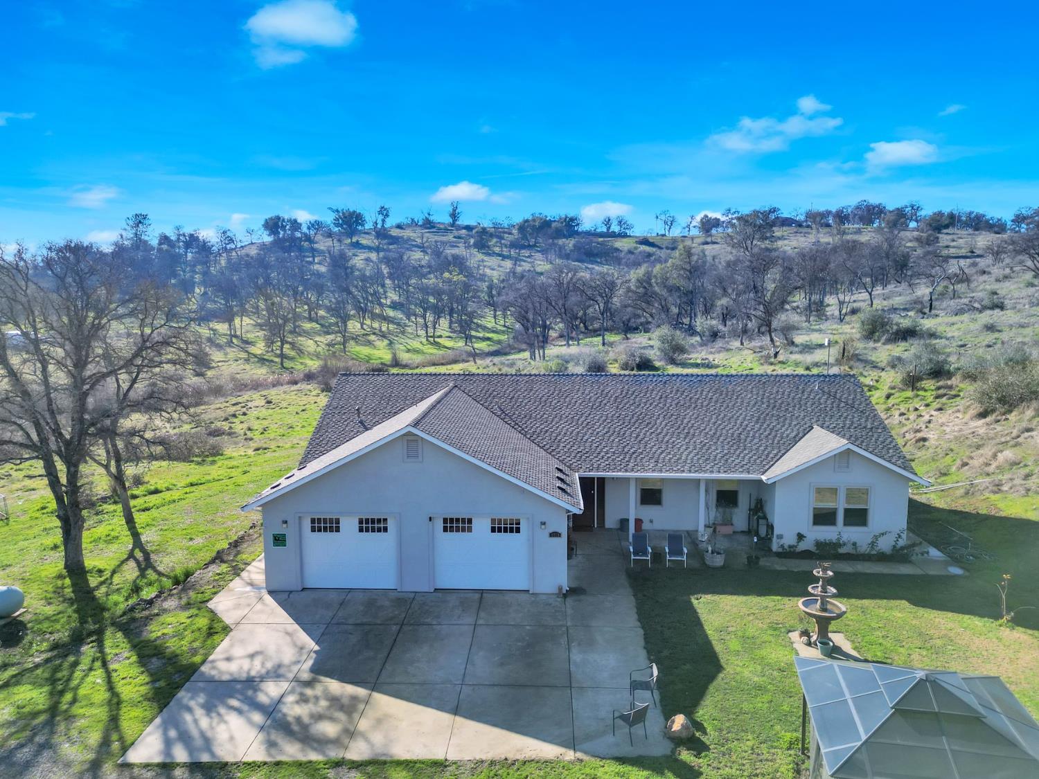 6718 Cross Star Trail Loma Rica, CA 95901 - Photo 51 of 54 an aerial view of a house with a big yard