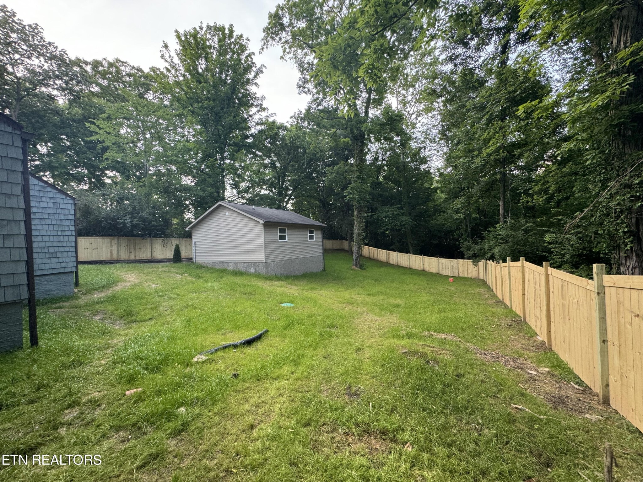 2209 Belt Road Knoxville, TN 37920 - Photo 4 of 36 a backyard of a house with trees and plants