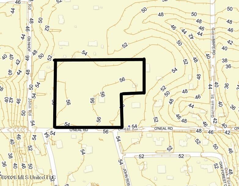 12204 Oneal Road Gulfport, MS 39503 - Photo 19 of 20 Elevation O'Neal Road Acreage