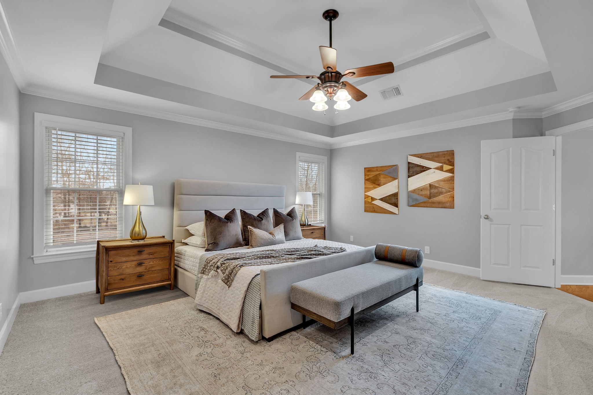 1273 Cedar Grove Road Lebanon, TN 37087 - Photo 24 of 52 a bedroom with a bed and wooden floor