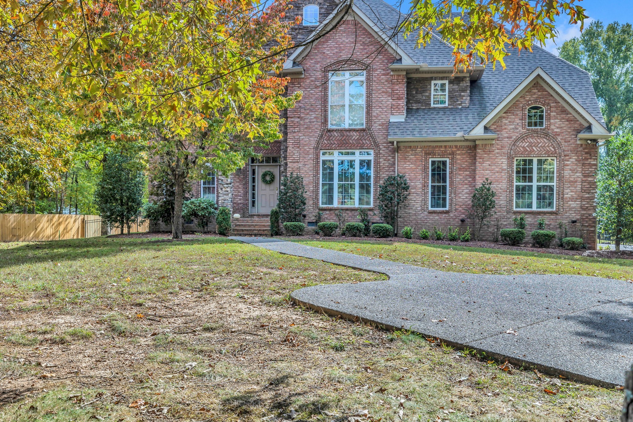1273 Cedar Grove Road Lebanon, TN 37087 - Photo 47 of 52 a front view of a house with a yard and trees