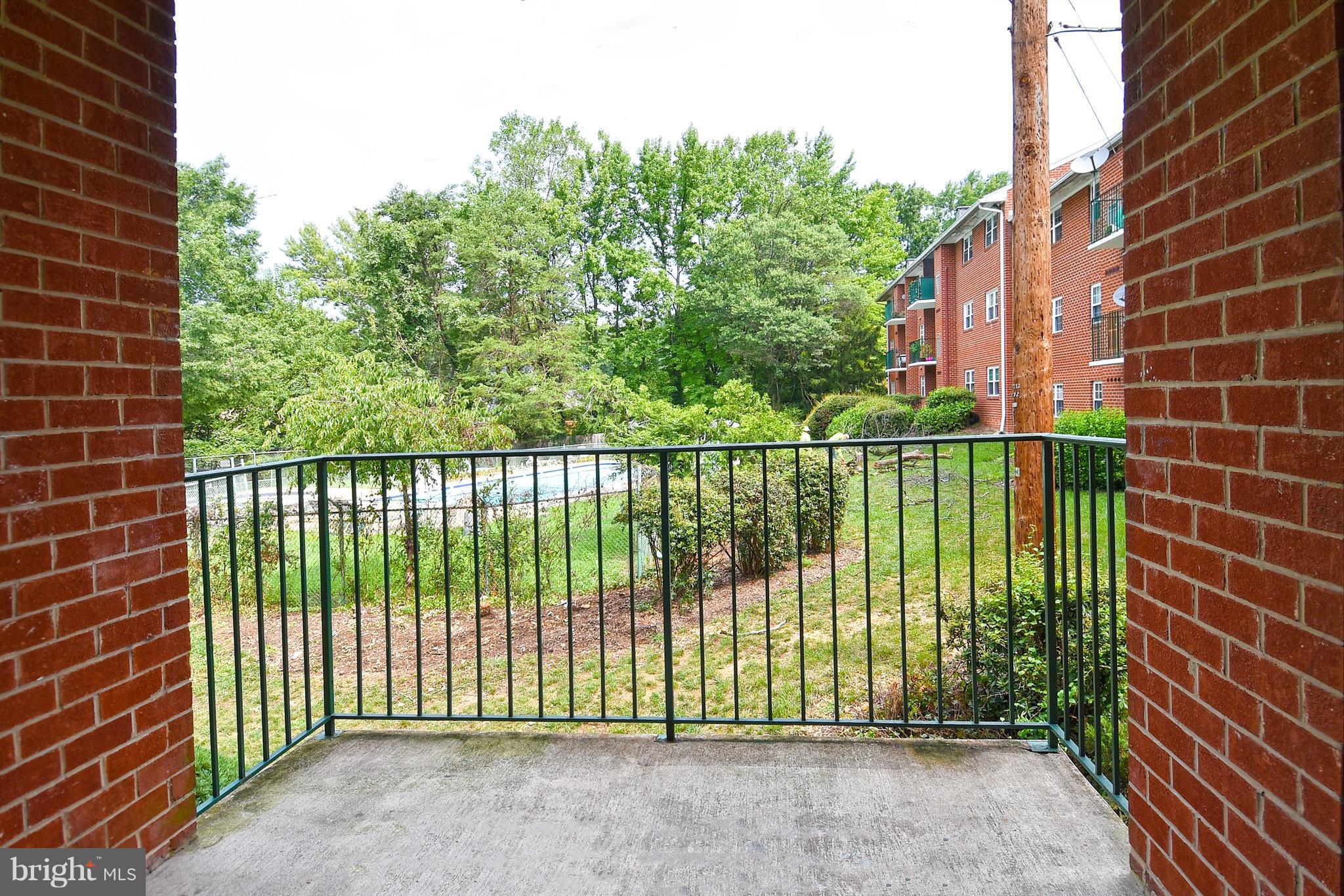 7097 Spring Garden Drive, Unit 103 Springfield, VA 22150 - Photo 23 of 30 Balcony