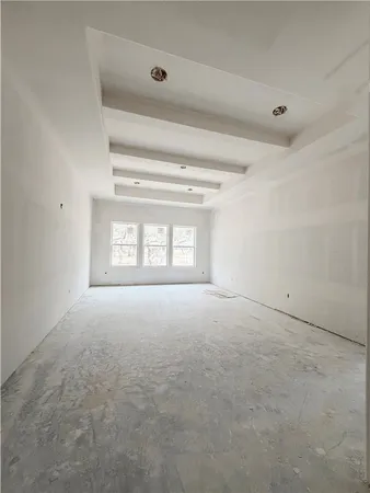 a view of empty room with a window