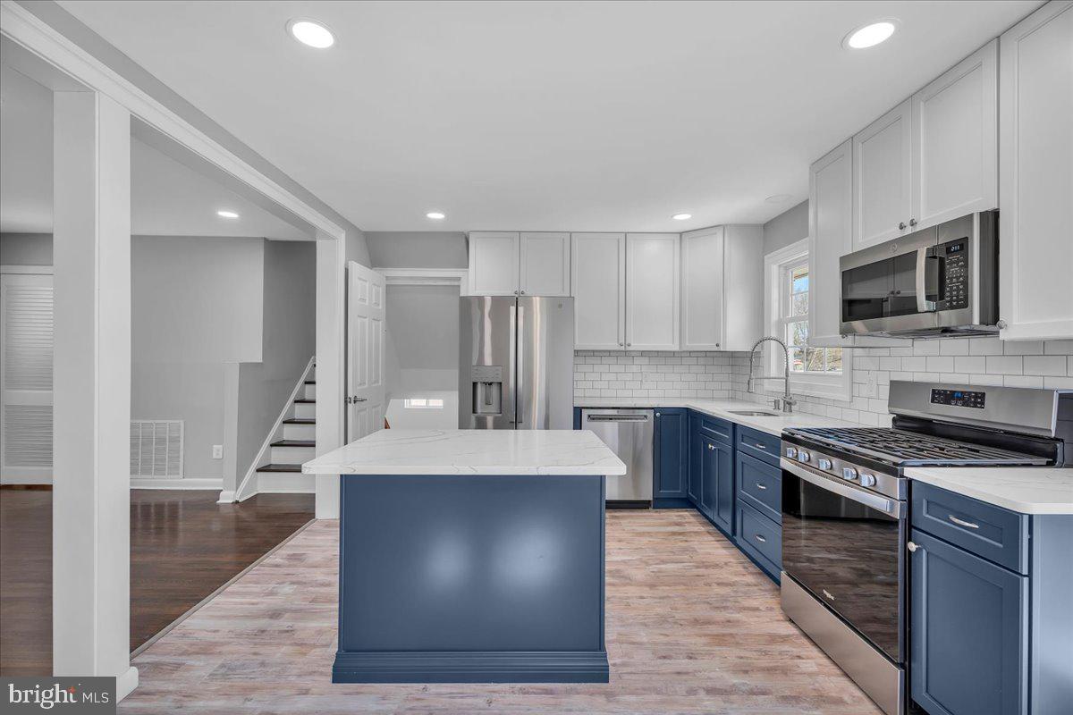 328 Keller Road Glendora, NJ 08029 - Photo 10 of 25 Modern kitchen with sleek design.