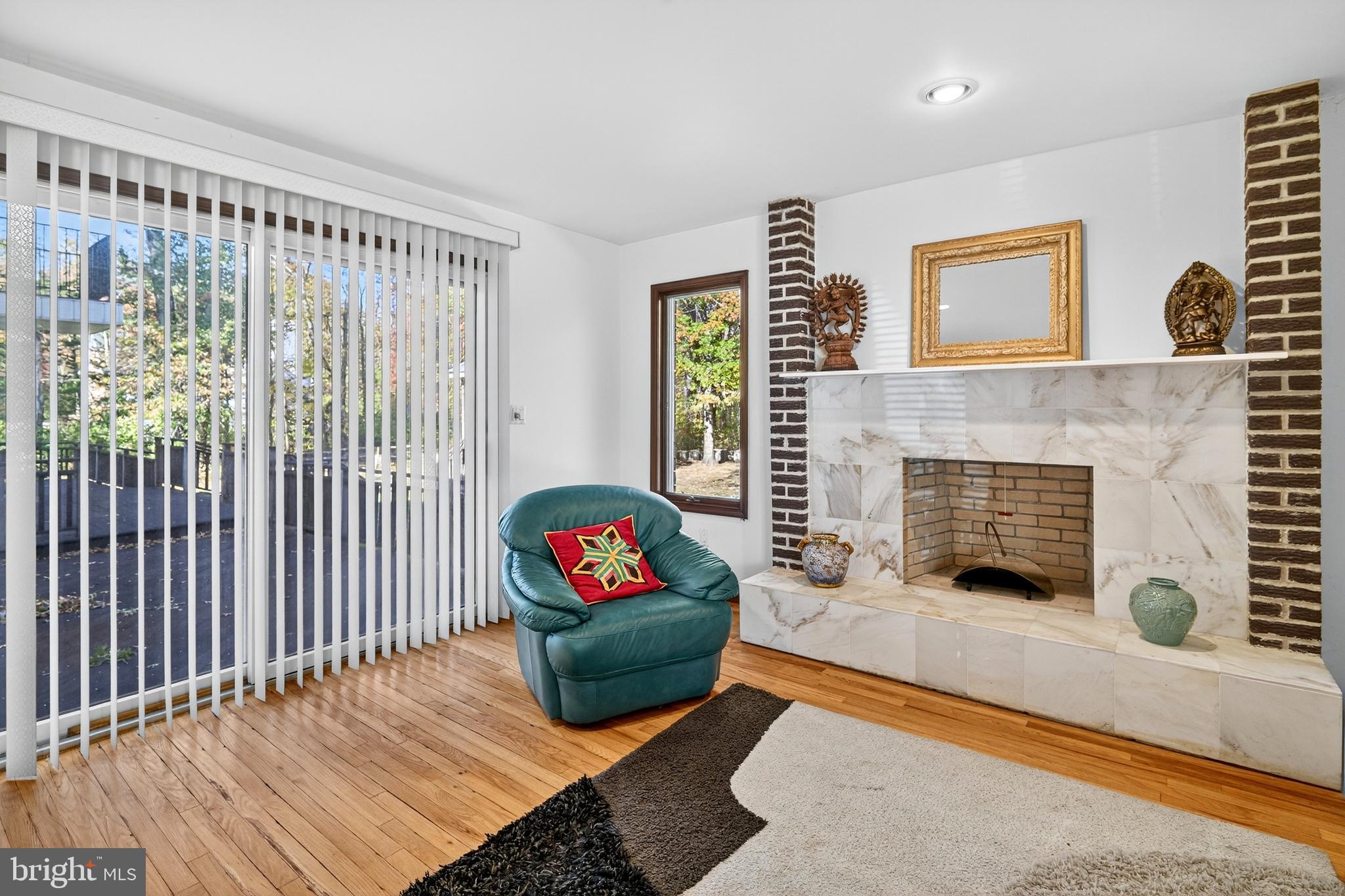 16 Benedek Road Princeton, NJ 08540 - Photo 23 of 60 a living room with furniture and a fireplace