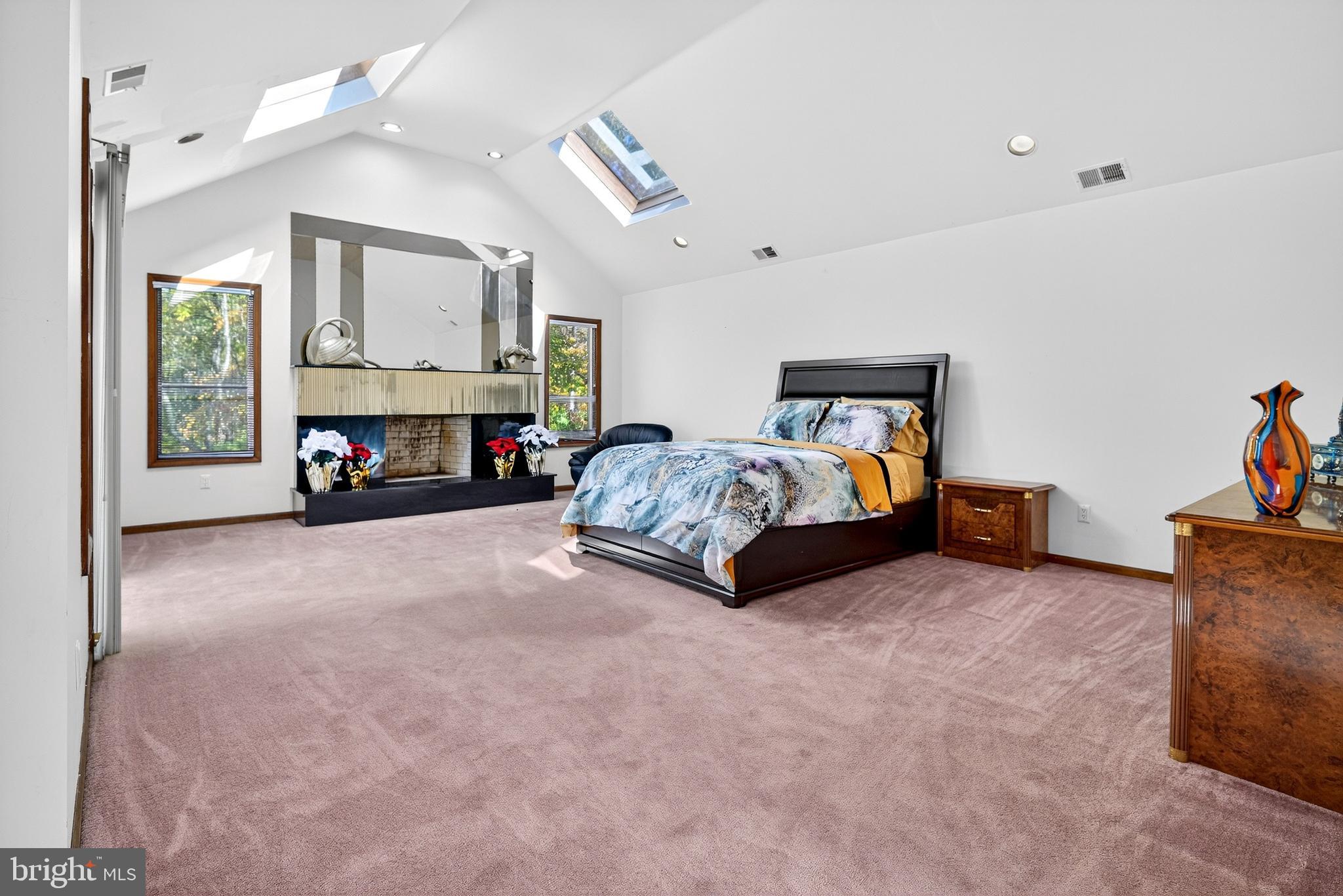 16 Benedek Road Princeton, NJ 08540 - Photo 32 of 60 a living room with furniture and a fireplace