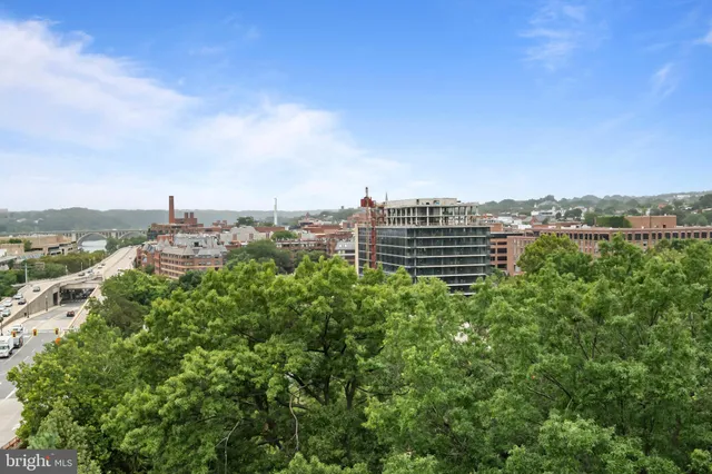 a view of outdoor space with a garden