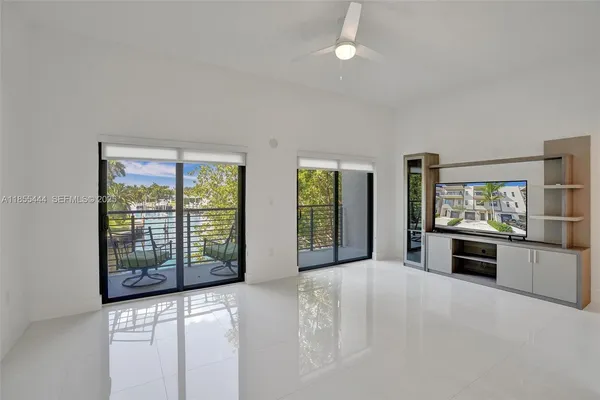 a view of a room with window