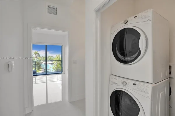 an aerial view of residential building with outdoor space