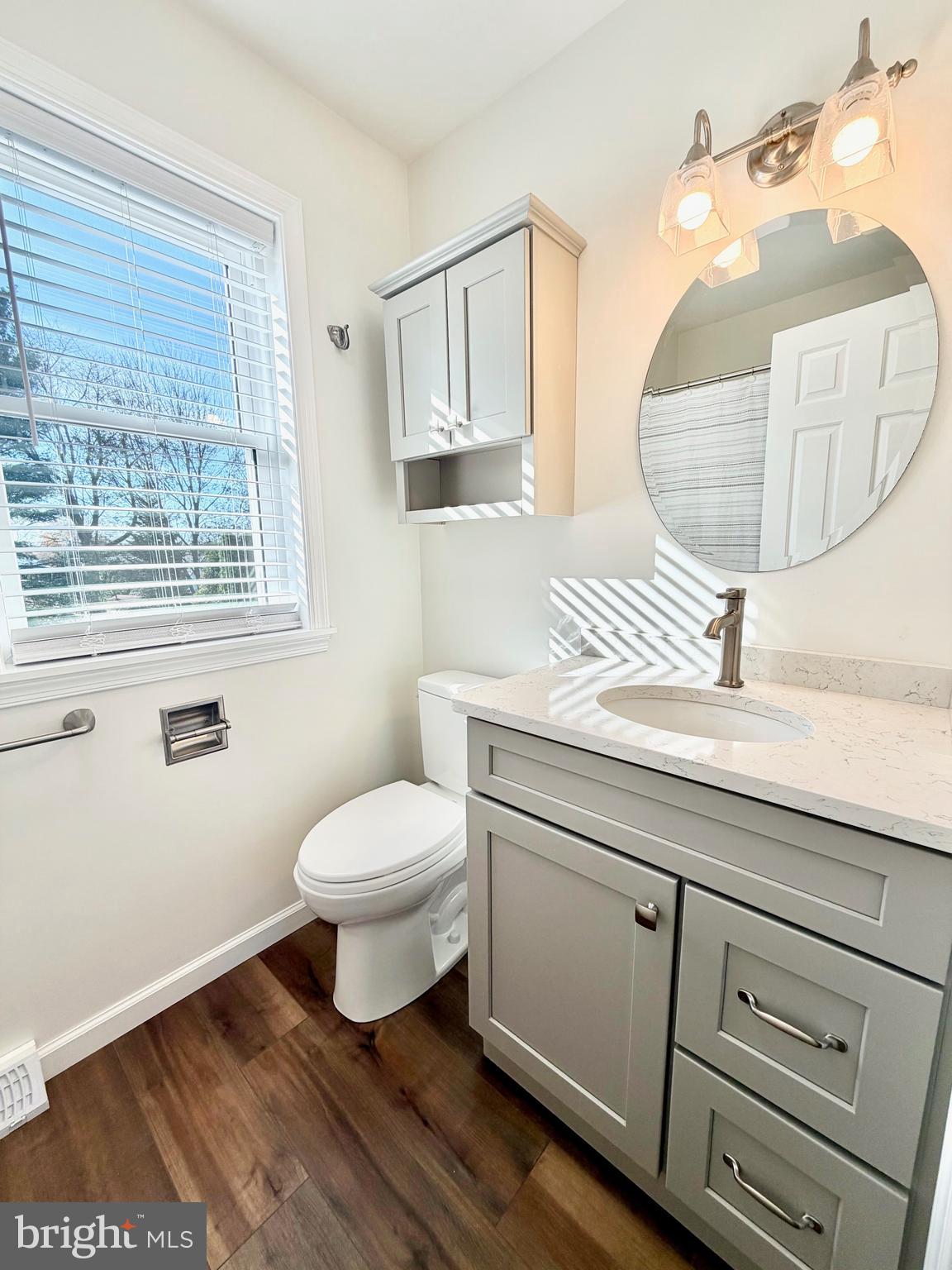 112 Chukar Court Lititz, PA 17543 - Photo 23 of 44 a bathroom with a sink a toilet and a mirror