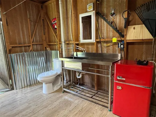 a view of storage and utility room