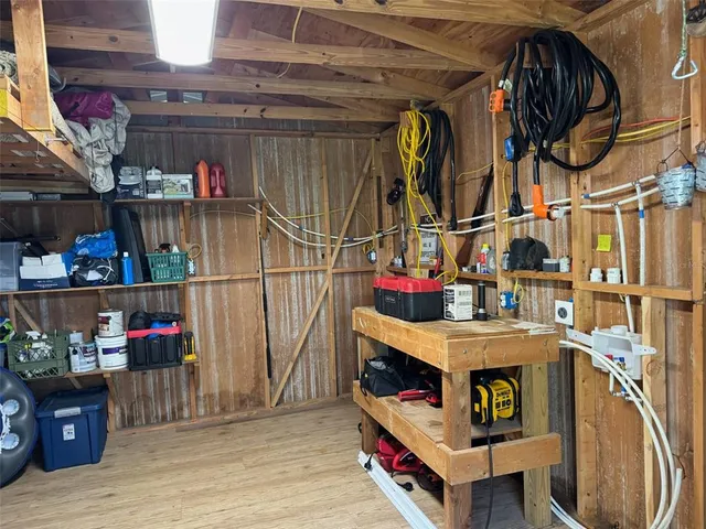 a view of storage room