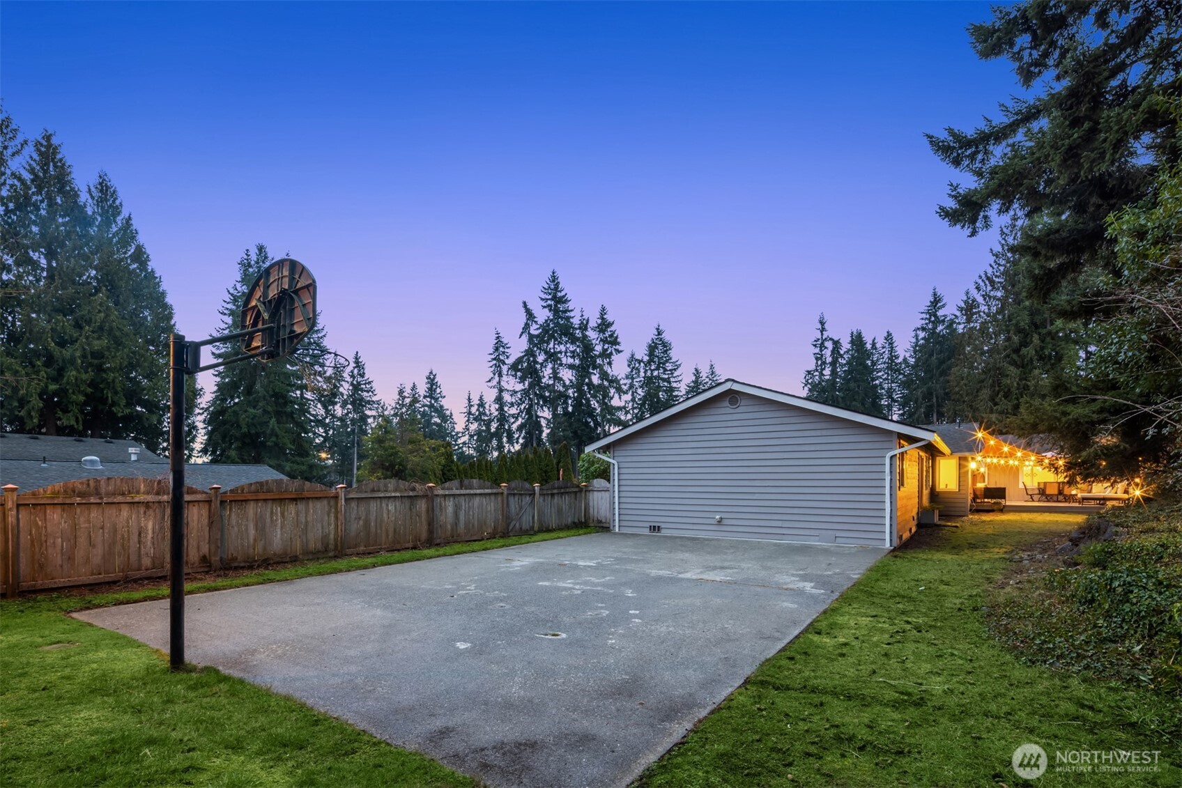 19814 10th Drive Southeast Bothell, WA 98012 - Photo 38 of 40 a view of backyard with green space and wooden fence