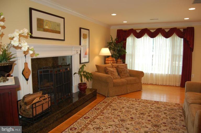 1000 Russell Road Alexandria, VA 22301 - Photo 4 of 30 a living room with furniture a fireplace and a large window