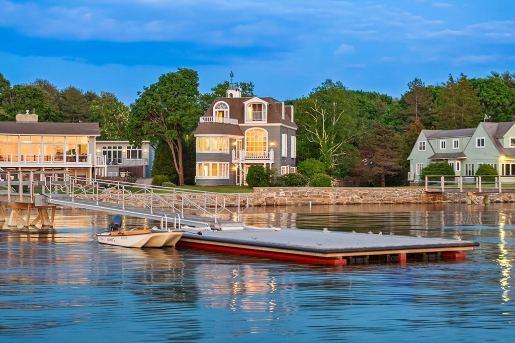 2 Foster Street Marblehead, MA 01945 - Photo 2 of 42 a view of swimming pool with outdoor seating and city view