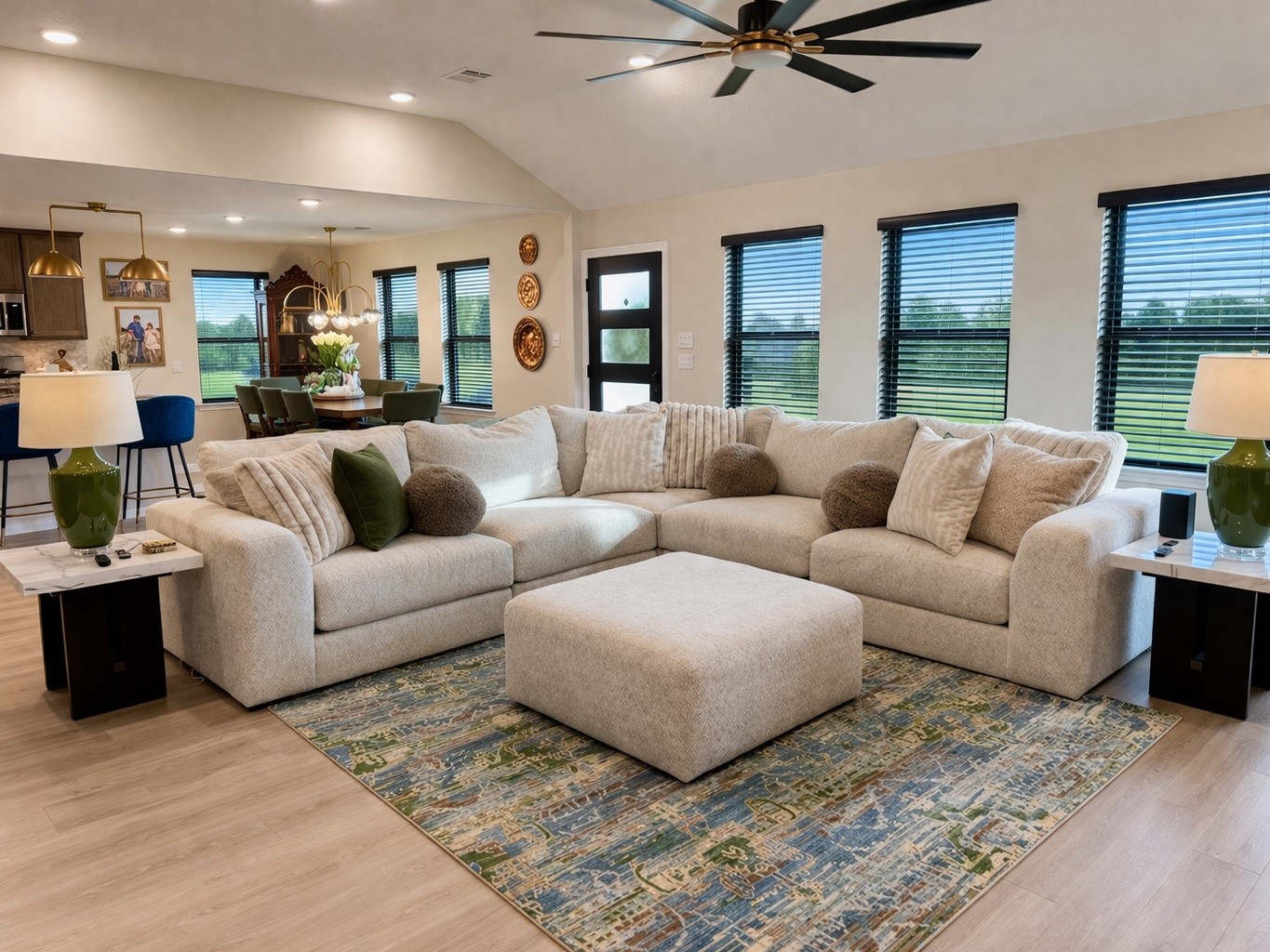 186 Ricky Road Livingston, TX 77351 - Photo 5 of 30 Living room with stone fireplace