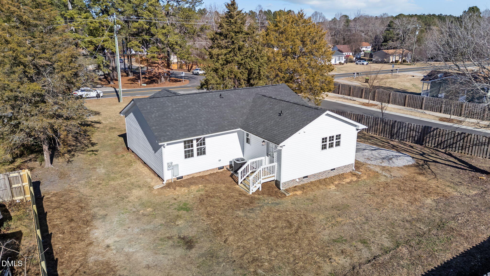 934 Old Zebulon Road Wendell, NC 27591 - Photo 25 of 26 a view of a house with a yard and sitting area