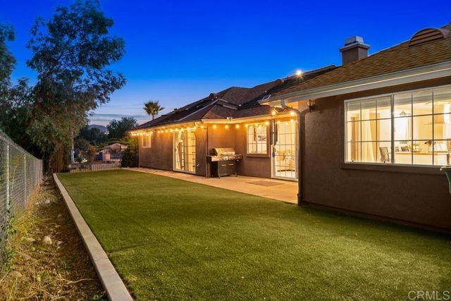 a view of a chairs and tables in patio