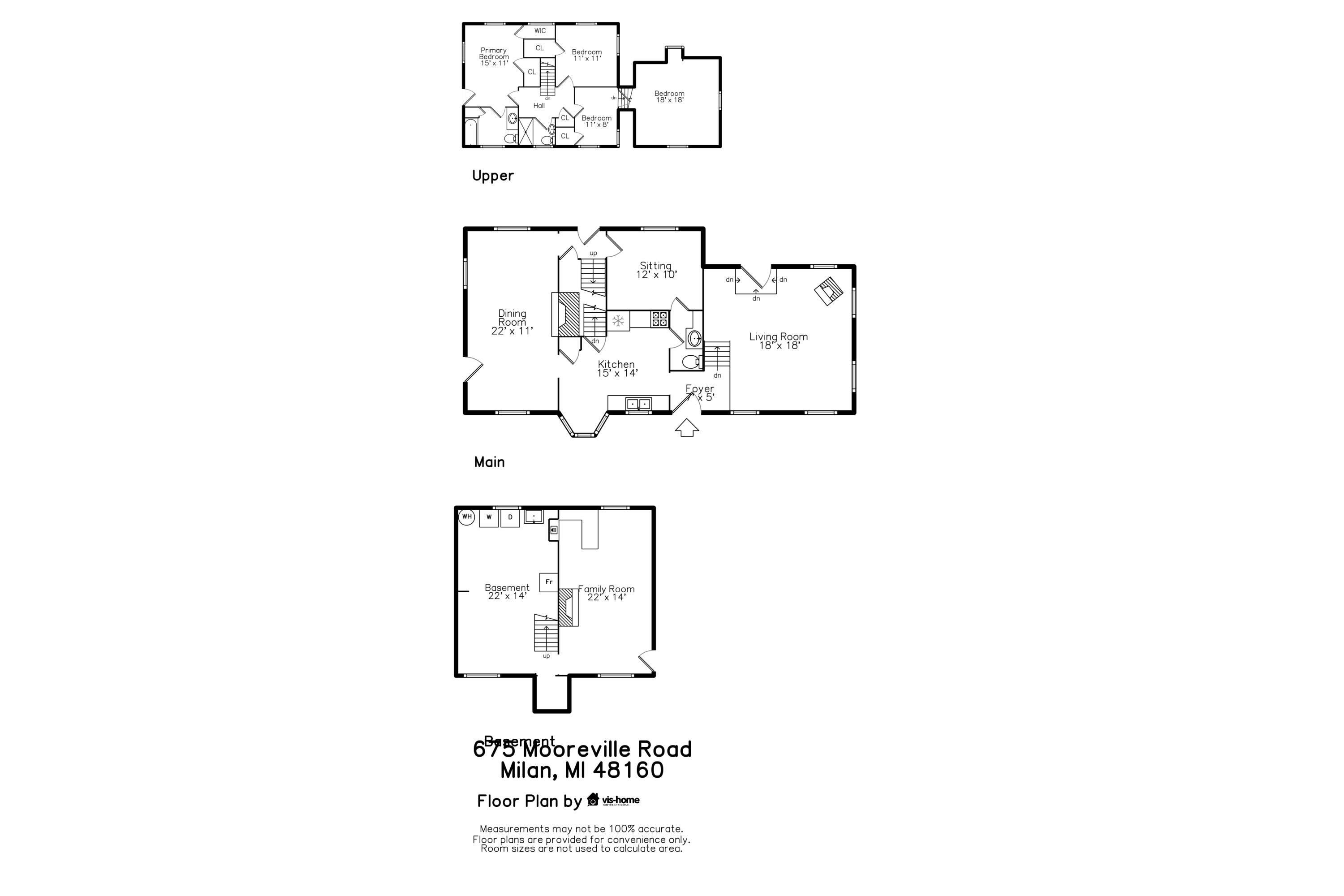 675 Mooreville Road Milan, MI 48160 - Photo 93 of 93 Floorplan all