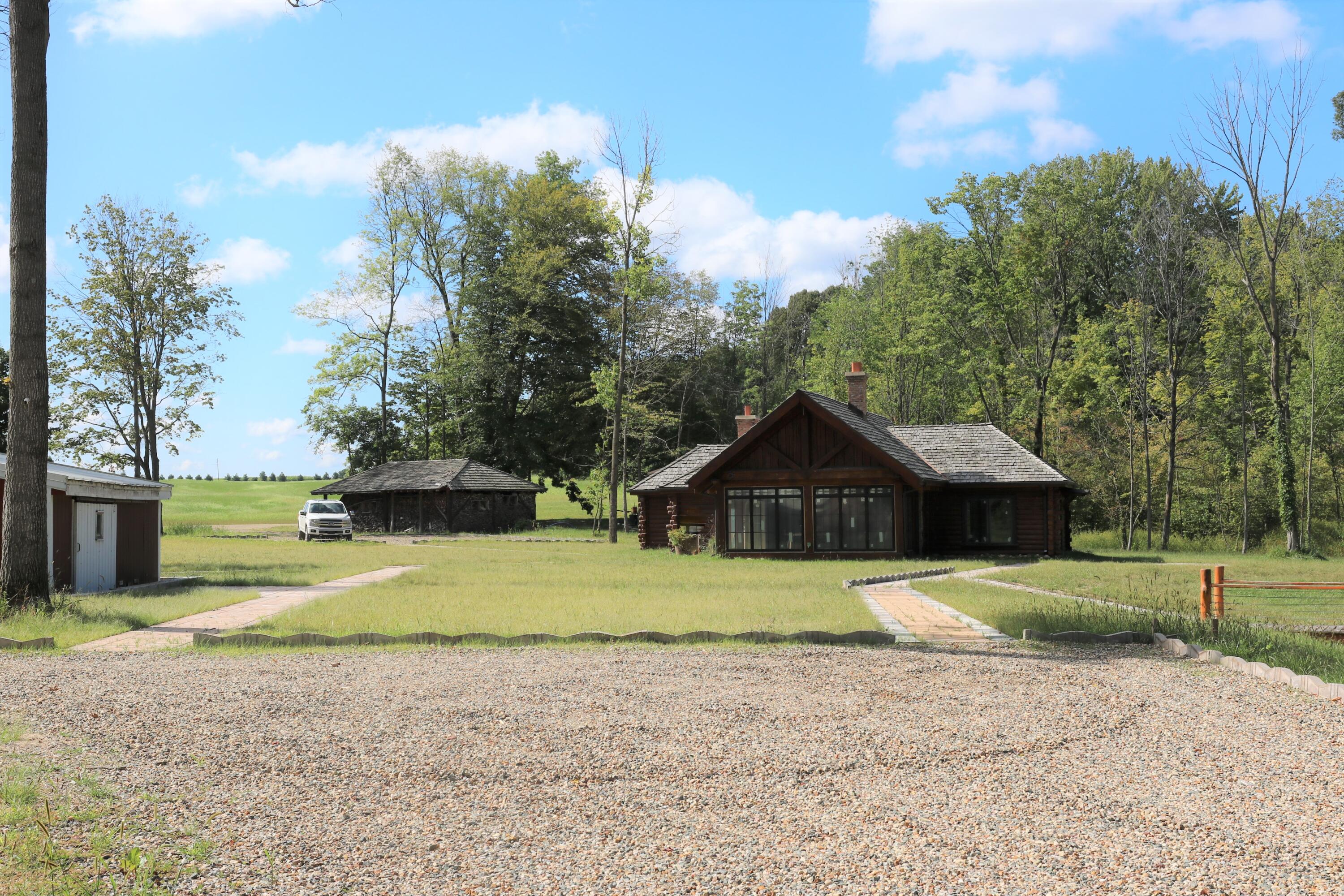 11414 Shavehead Lake Road Constantine, MI 49042 - Photo 3 of 58 Log Lodge