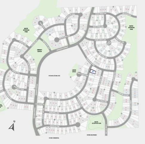 an outdoor space with furniture